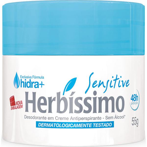 DESODORANTE HERBISSIMO 55G SENSITIVE
