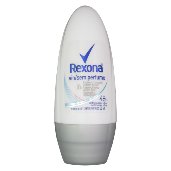 DESODORANTE REXONA SEM PERFUME 50ML
