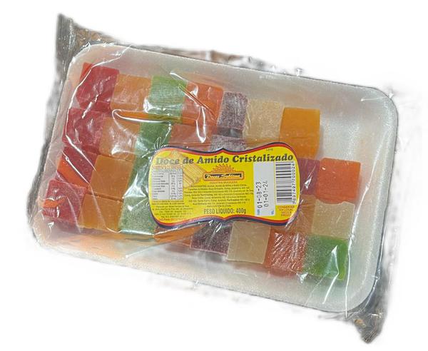 DOCE AMIDO CRISTALIZADO 400G     0