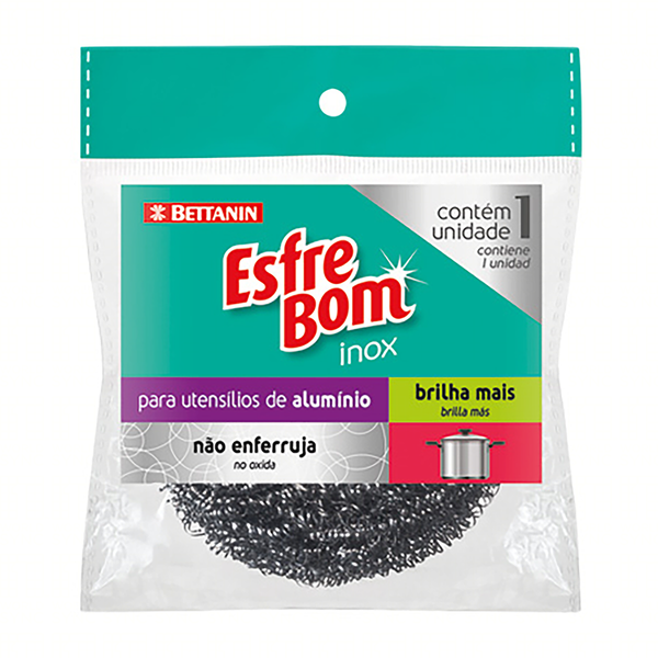 ESPONJA ESFREBOM INOX 1UN