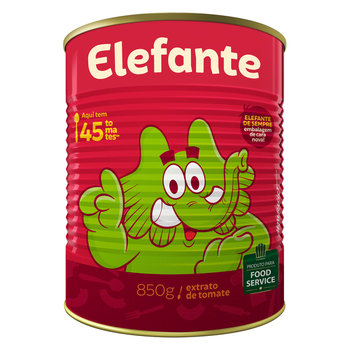 EXTRATO TOMATE ELEFANTE 850G