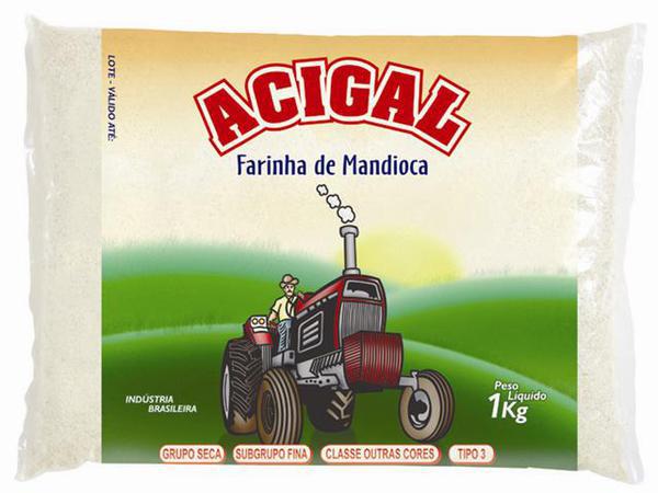 FARINHA DE MANDIOCA ACIGAL 1KG