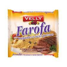 FAROFA VELLY 250G BANANA UVA PASSA