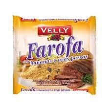 FAROFA VELLY 250G BANANA UVA PASSA