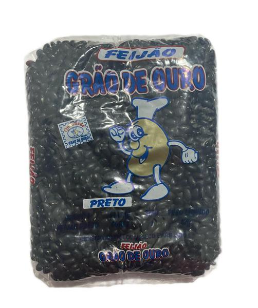 FEIJAO GRAO DE OURO PRETO 1KG