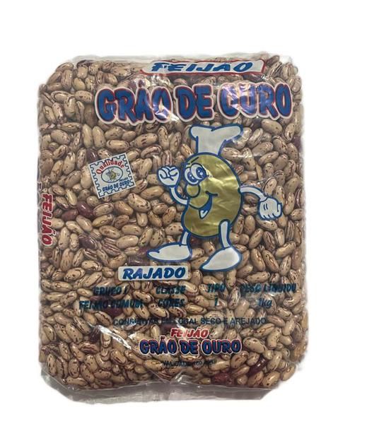 FEIJAO GRAO DE OURO RAJADO 1KG