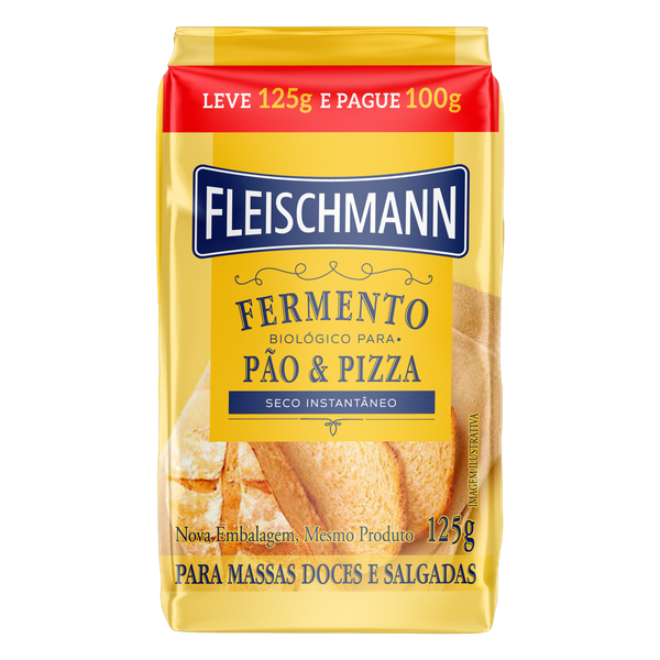 FERMENTO FLEISHMANN BIOL 125G