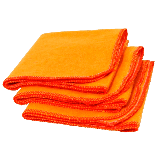 FLANELA STAR TEXTIL LARANJA 38X28CM