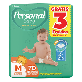 FRALDA PERSONAL M 70UN