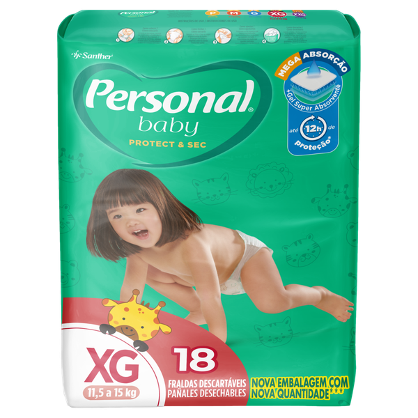 FRALDA PERSONAL XG 18UN