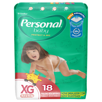 FRALDA PERSONAL XG 18UN