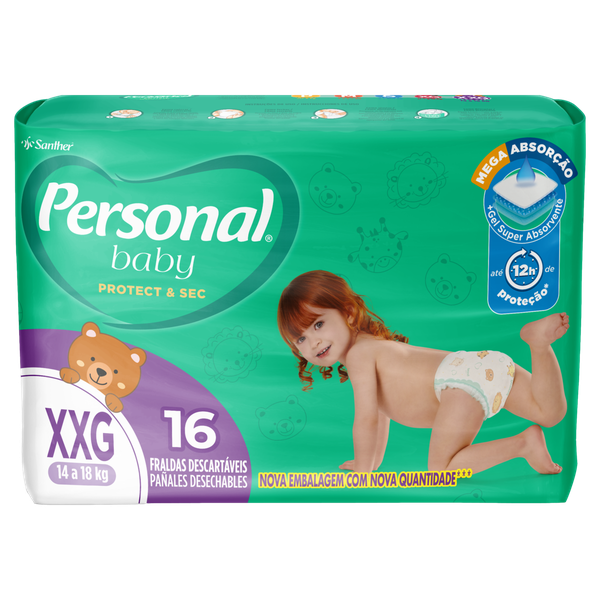 FRALDA PERSONAL XXG 16UN