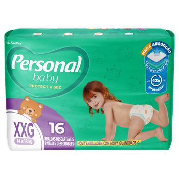 FRALDA PERSONAL XXG 16UN