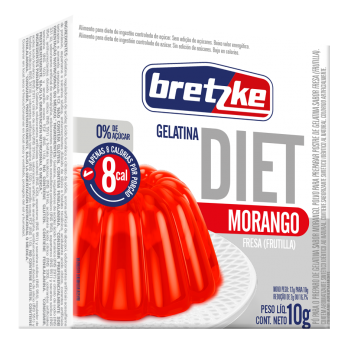 GELATINA BRETZKE DIET MORANGO 10G