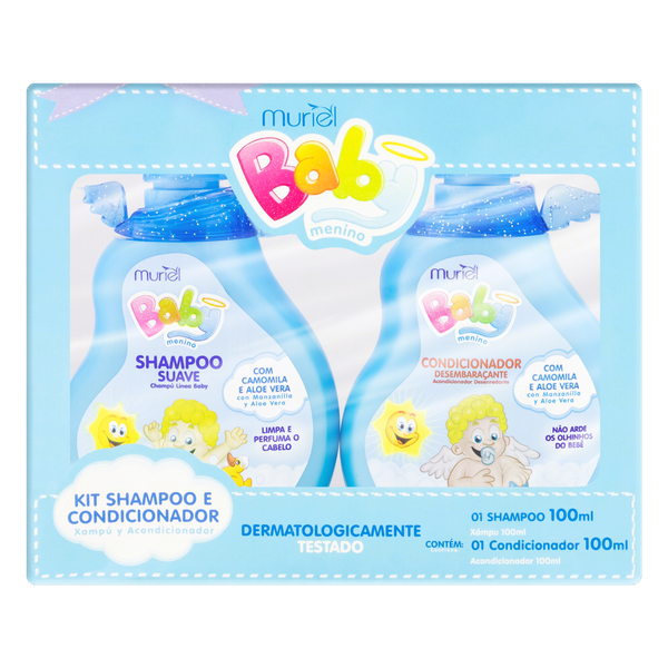 KIT MURIEL BB(SHCOND) MENINO 100ML