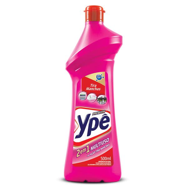 LIMPADOR MULTIUSO YPE 2EM1 500ML ROSA