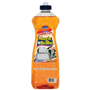 LIMPA ALUMINIO MAGIC BRILHO 500M LARANJA