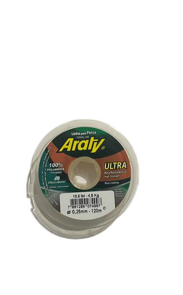 LINHA PESCA ARATY 120M 0.25MM