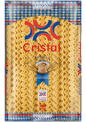 MACARRAO LASANHA CRISTAL 500G