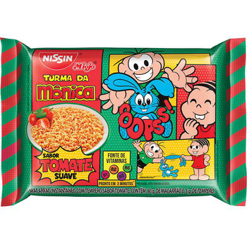MACARRAO INSTANTANEO NISSIN MONICA TOMATE SUAVE 85G