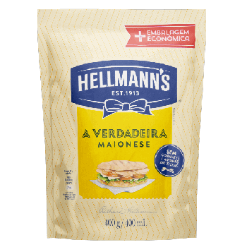 MAIONESE HELLMANNS SACHET 400ML