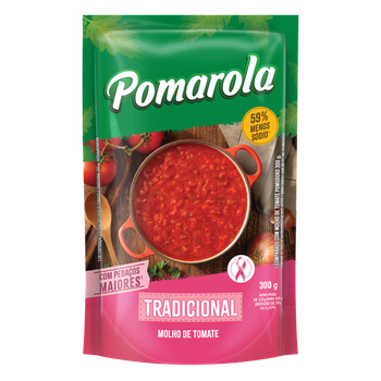 MOLHO TOMATE POMAROLA SH 300G