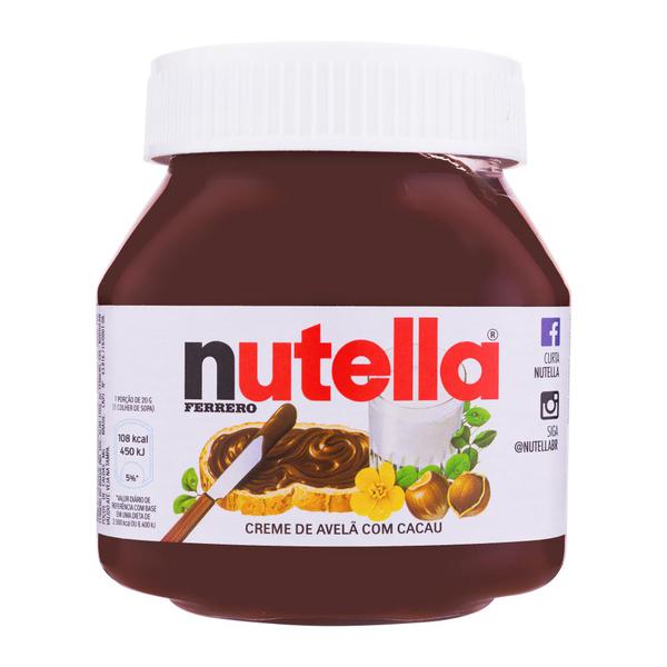 NUTELLA CREME AVELA FERRERO 650G
