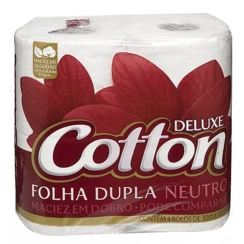 PAPEL HIGIENICO COTTON DELUXE F DUPLA 4R