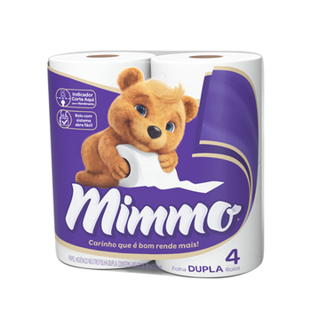 PAPEL HIGIENICO MIMMO F DUPLA 4ROLOS