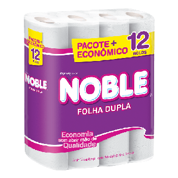 PAPEL HIGIENICO NOBLE FOLHA DUPLA 12ROL