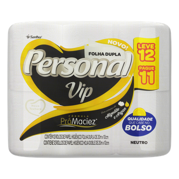 PAPEL HIGIENICO PERSONAL FDP VIP 12R 20M