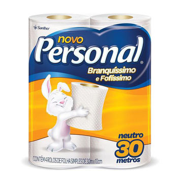 PAPEL HIGIENICO PERSONAL FOLHA S 4ROLOS
