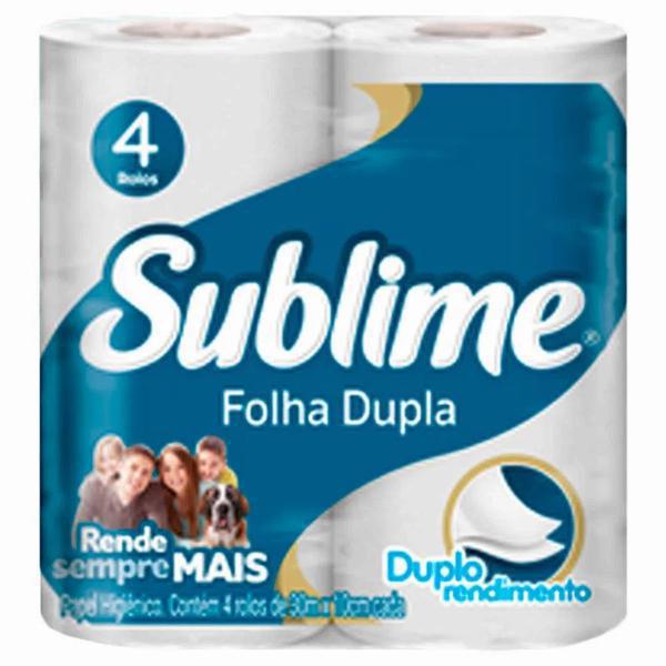PAPEL HIG SUBLIME F DUPLA 4ROLOS