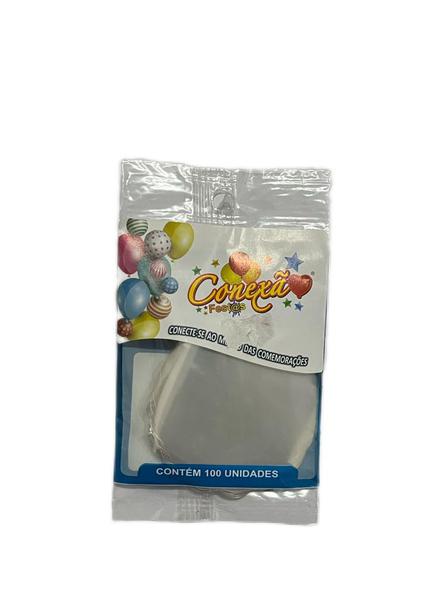 PECA TRANSPARENTE 100UN BRIGADEIRO