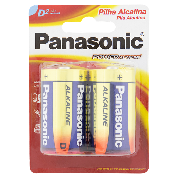 PILHA ALCALINA PANASONIC D2