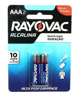 PILHA ALCALINA RAYOVAC AAA2 PALIT
