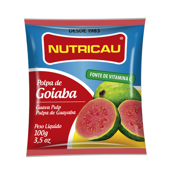 POLPA FRUTA NUTRICAU GOIABA 100G