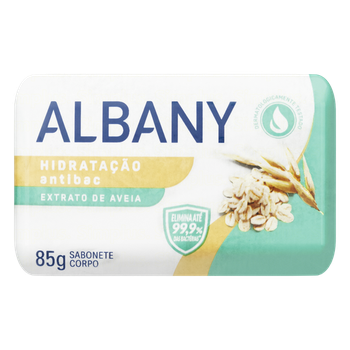 SABONETE ALBANY HIDRATANTE ANTIBAC 85G