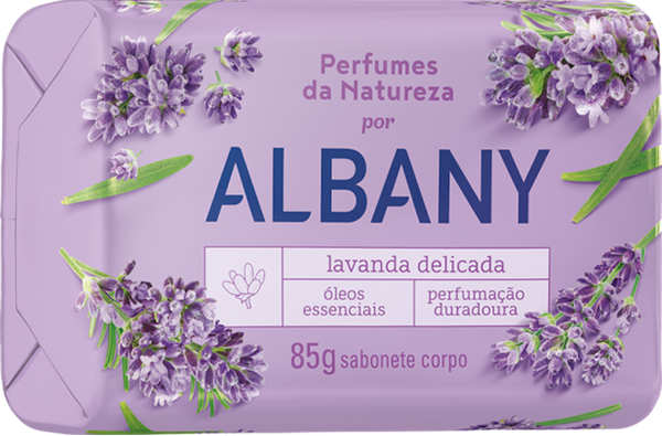 SABONETE ALBANY PERFUMADO LAVANDA 85G