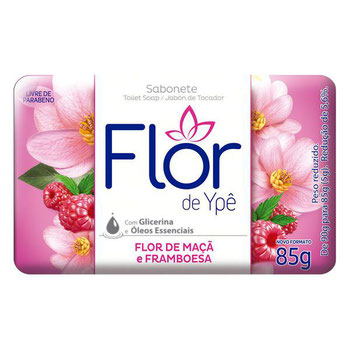 SABONETE FLOR YPE SUAVE ROSA 85G
