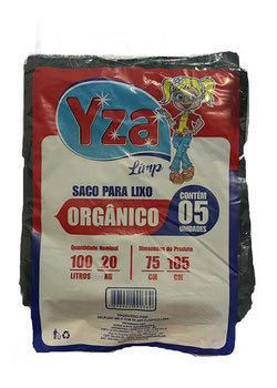 SACO LIXO YZA 100LT 5UN