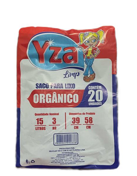 SACO LIXO YZA 15LT