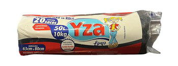 SACO LIXO YZA 50L ROLO PRETO