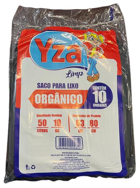 SACO LIXO YZA 50LT 10UN