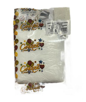 SACO PLASTICO HOT DOG 95UN