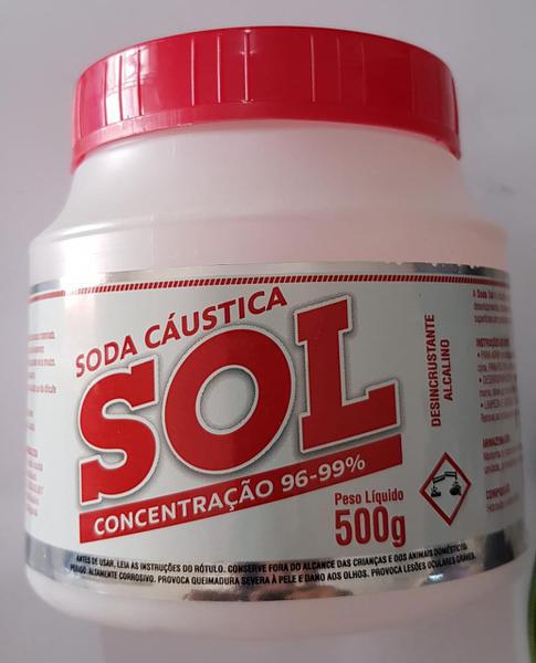 SODA SOL CAUSTICA 500G