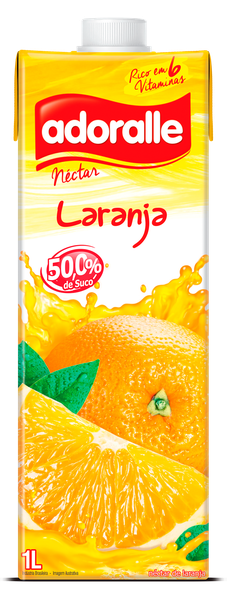 SUCO NECTAR ADORALLE LARANJA 1LT