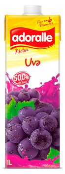 SUCO NECTAR ADORALLE UVA 1LT
