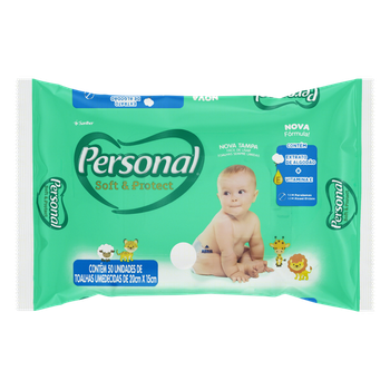 TOALHA UMEDECIDA PERSONAL 50UN