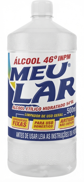 ALCOOL 46% MEU LAR 500ML